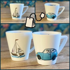 Zeeuwse theemokken cadeauset boot en auto