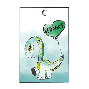 dino cadeaulabel
