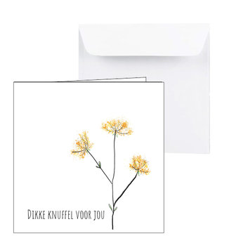 5 x condoleancekaarten aquarel bloemen 