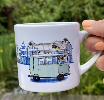 Koffiekopje Zeeuwse Delftsblauw bus