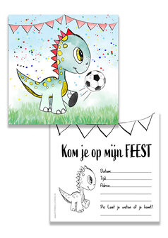 voetbal-dino-uitnodiging