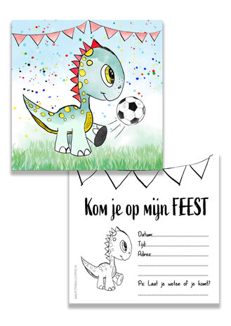 voetbal-dino-uitnodiging