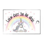 Leuk dat je er was met eenhoorn