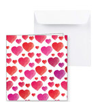 Wenskaart vol hartjes