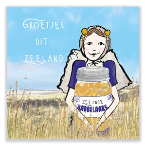 10 064 Ansichtkaart Zeeuws meisje Zeeuwse babbelaars
