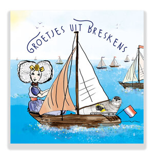 10 063 Ansichtkaart Zeeuws meisje Breskens