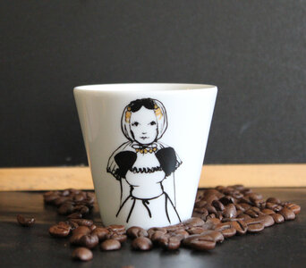 Espresso kopje Zeeuws meisje van Walcheren