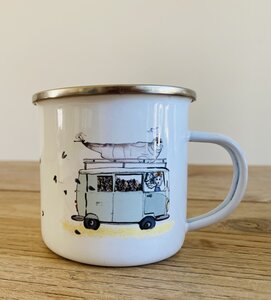 Emaille beker Zeeland