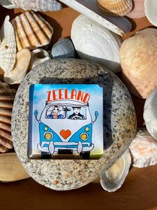 Magneet Zeeuwse blauwe bus