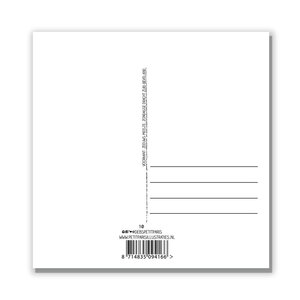 Ansichtkaart Zeeland – Schelpen uit Zeeland | 15x15 cm